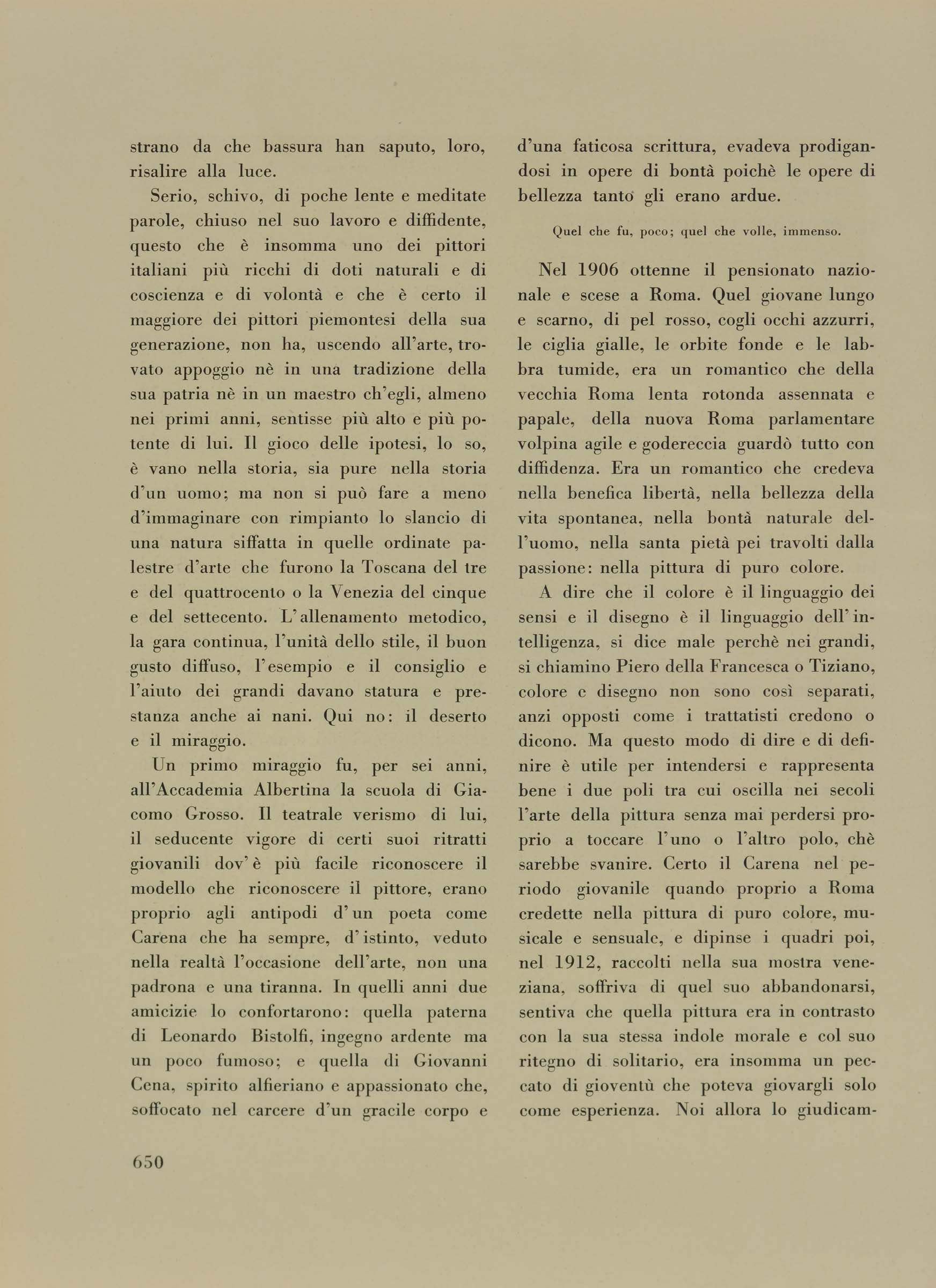 pagina sinistra