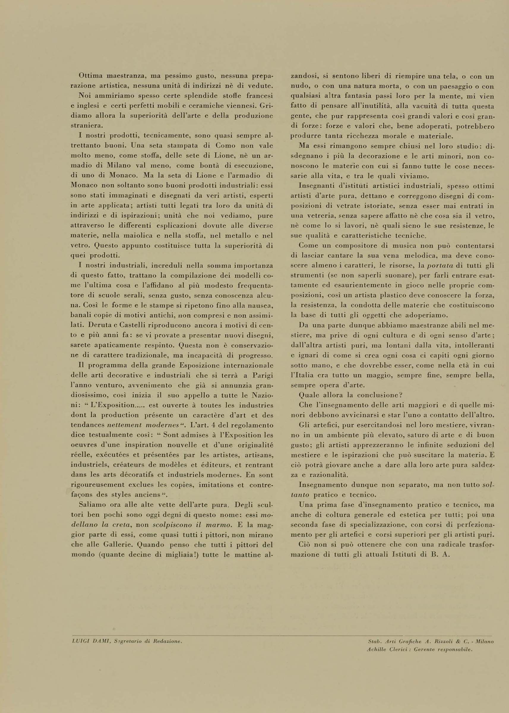 pagina sinistra