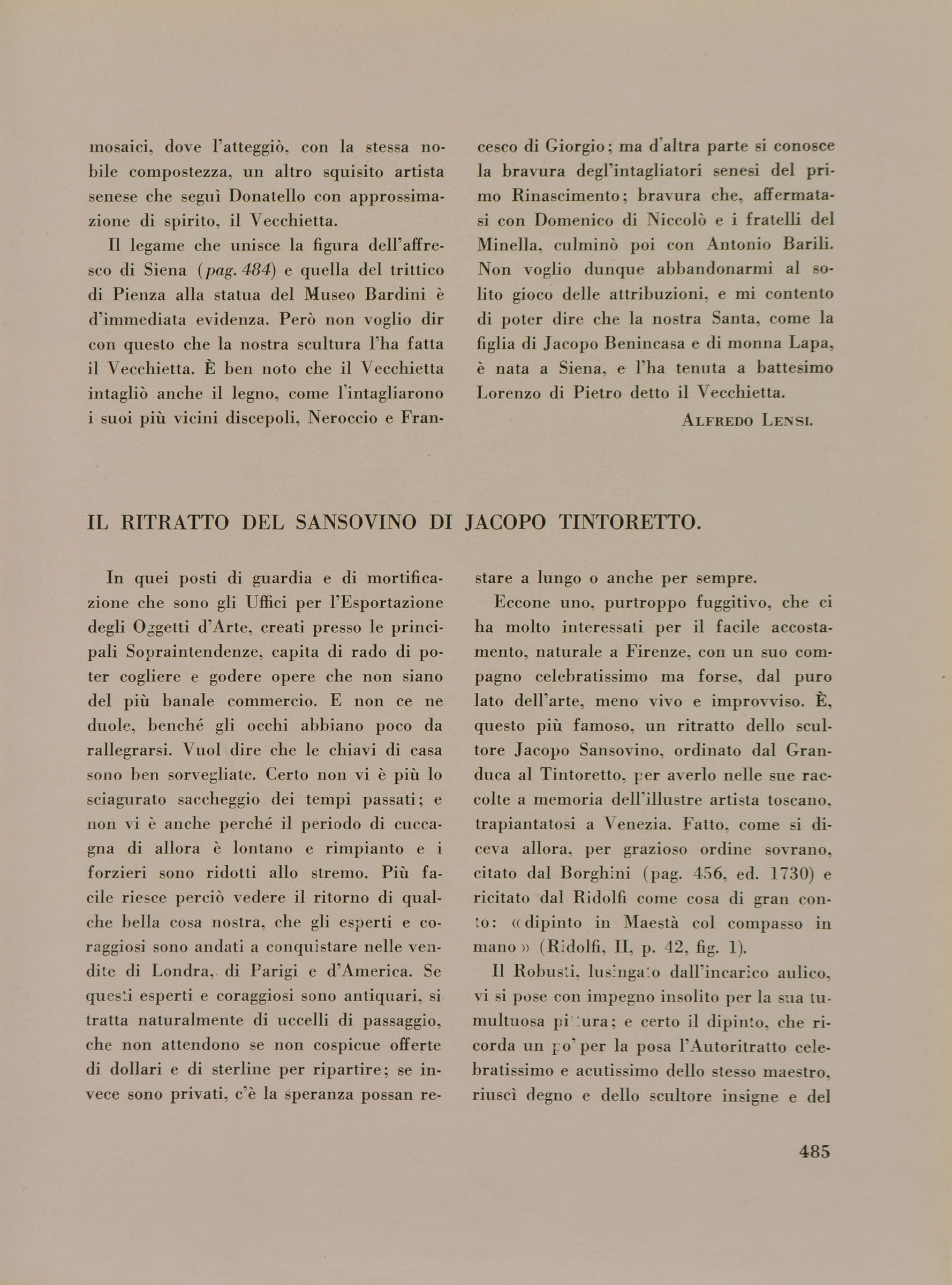 pagina sinistra