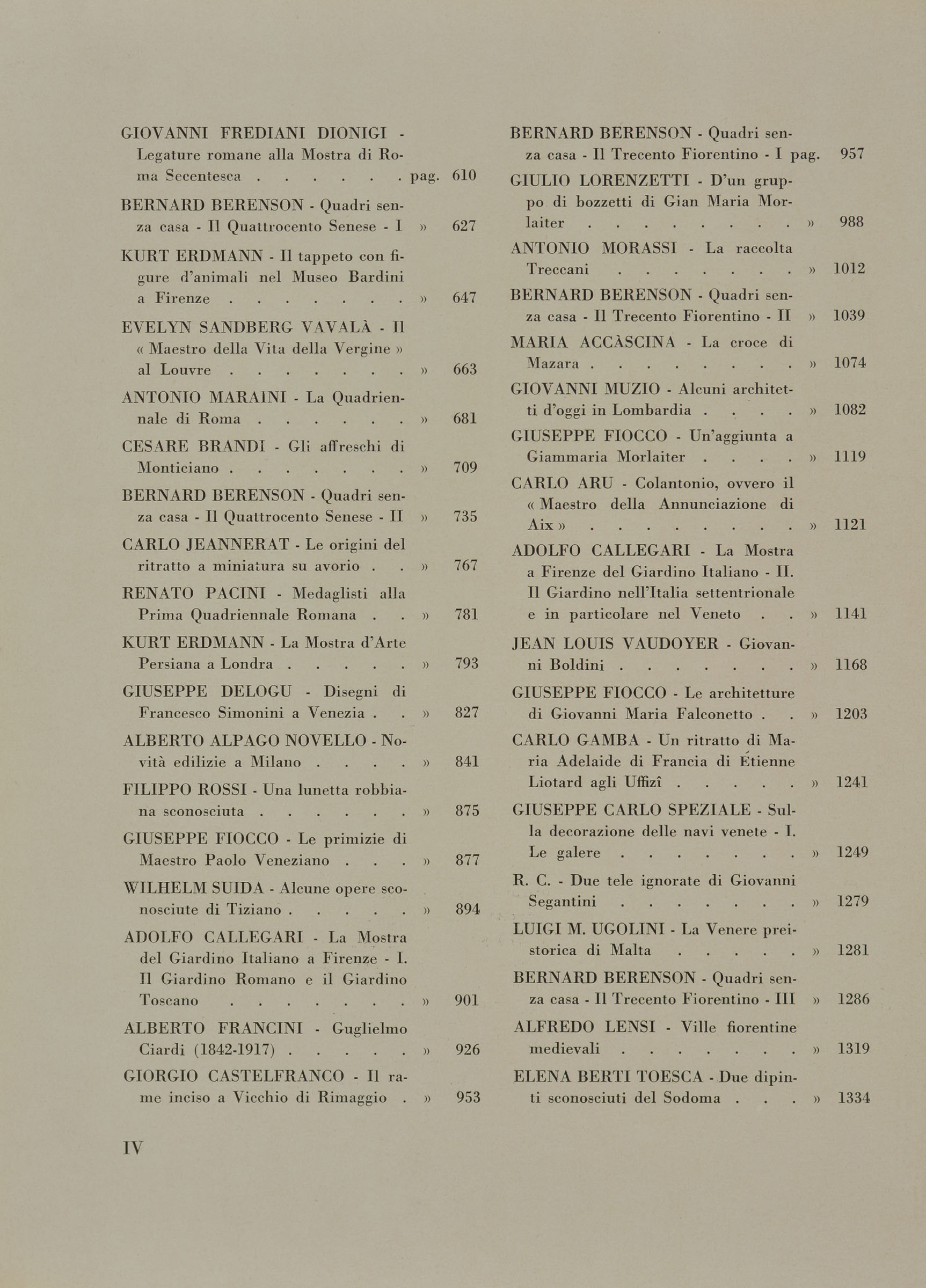 pagina sinistra