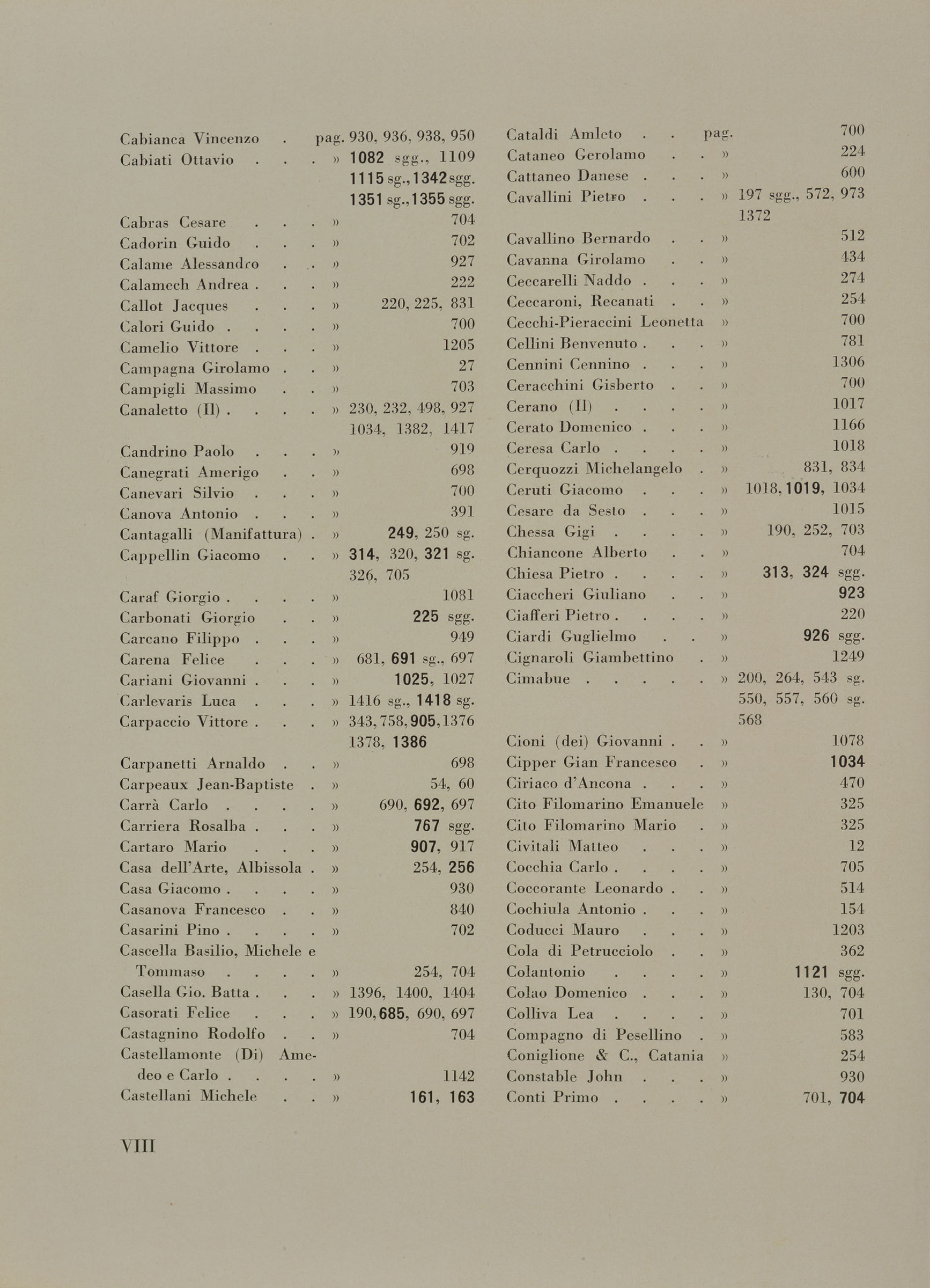 pagina sinistra
