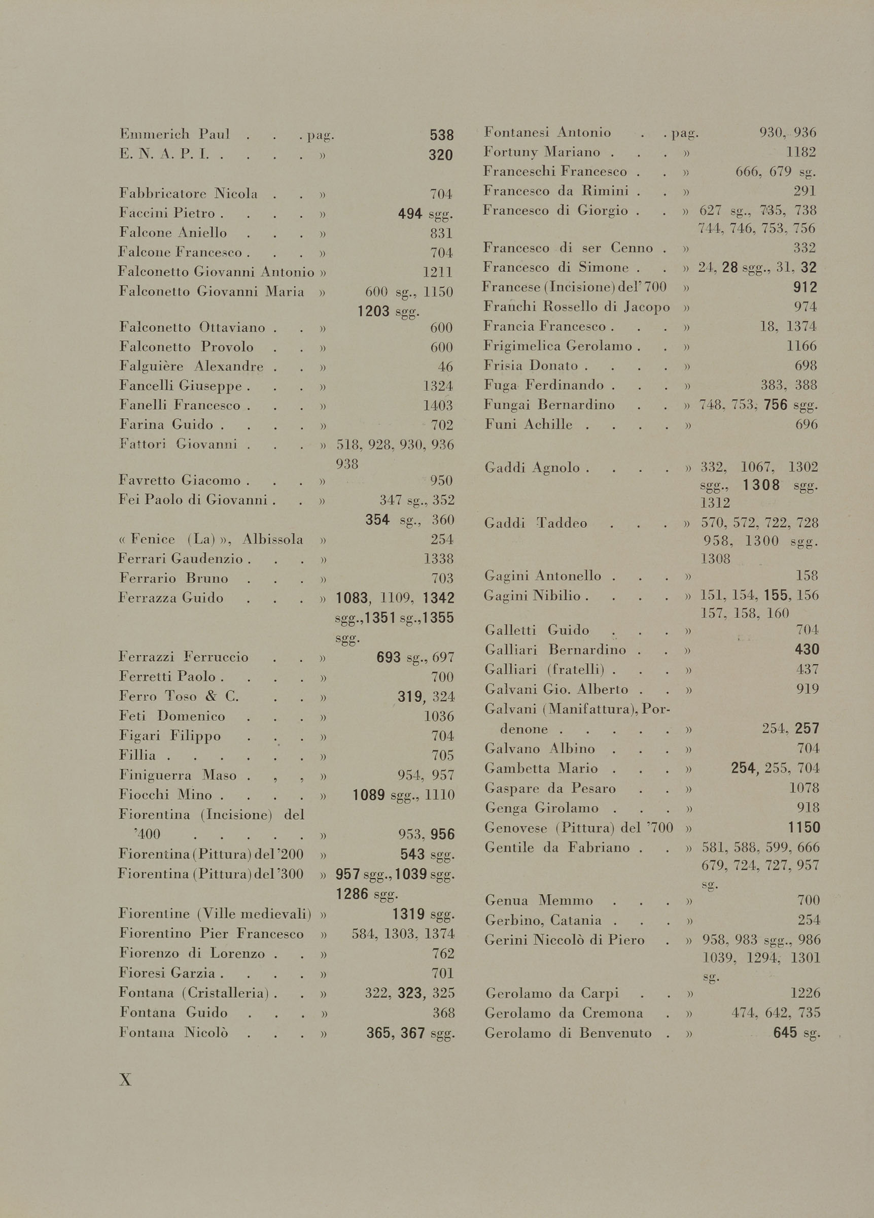 pagina sinistra